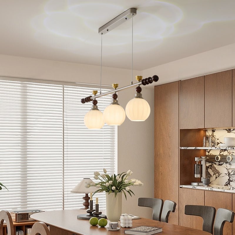 Cassian Linear Pendant Lamp - Modern LED Hanging Light Fixture for Kitchen Island, Dining Room & Living Room | Dimmable Industrial Style Lighting