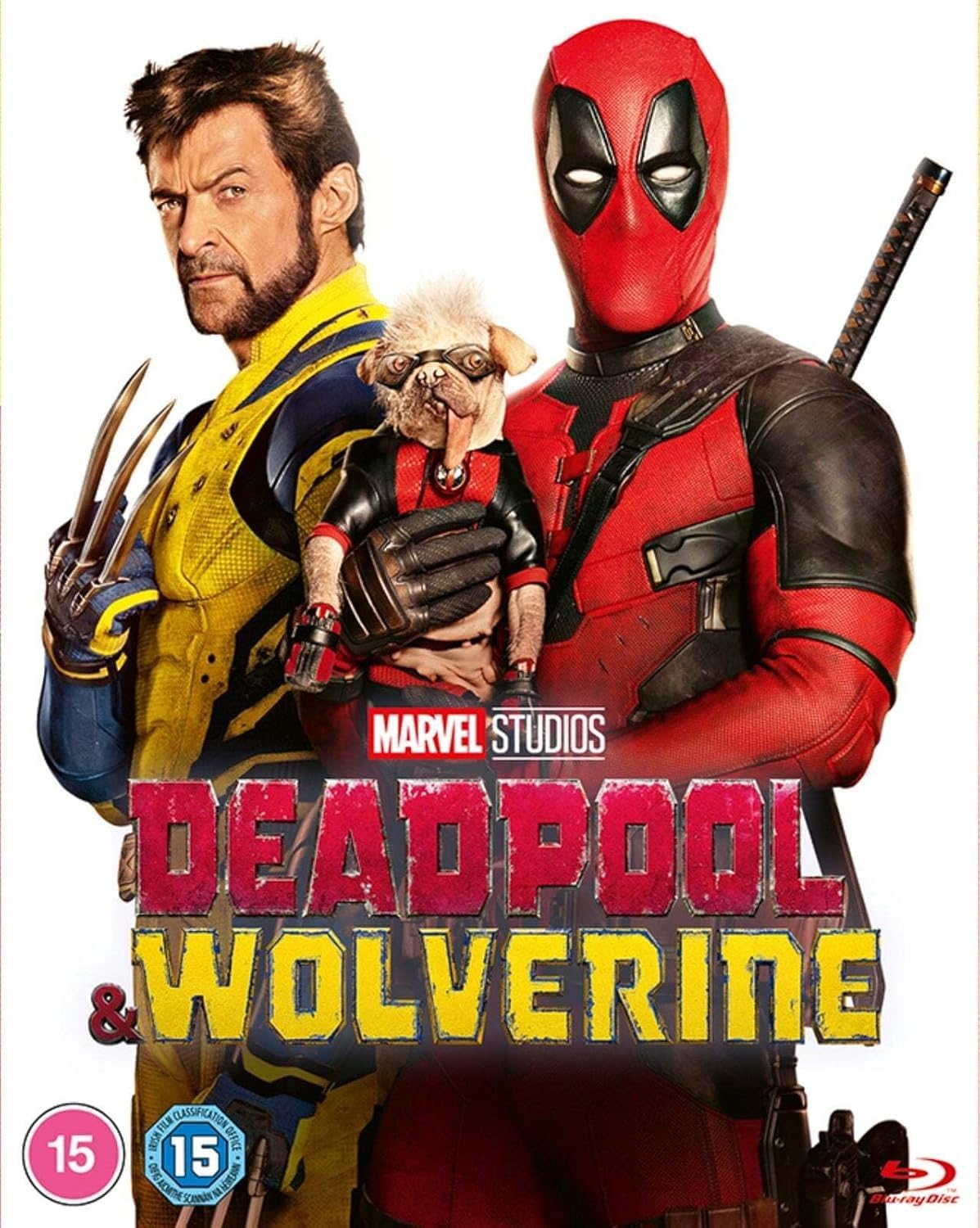 Deadpool & Wolverine Marvel Blu-ray Movie - Region Free - Action, Comedy Superhero Film for Home Theater & Movie Nights