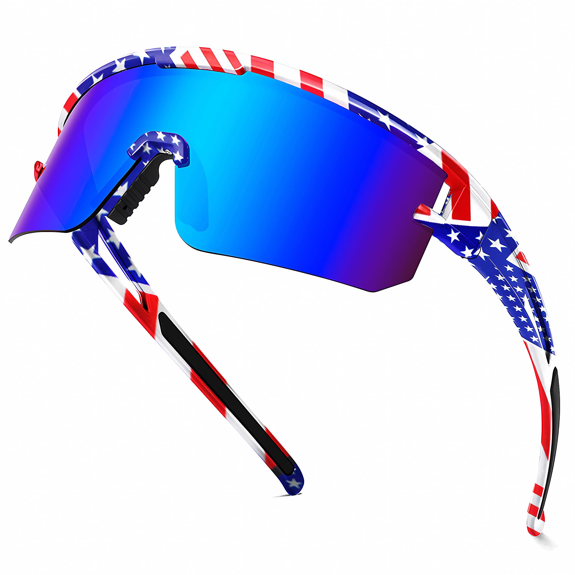 YUNBLL&KO Polarized Sports Sunglasses for Men, Women & Youth - UV400 Protection for Baseball, Cycling, Running & Outdoor Activities - Lightweight & Durable for Daily Use & Sports Performance