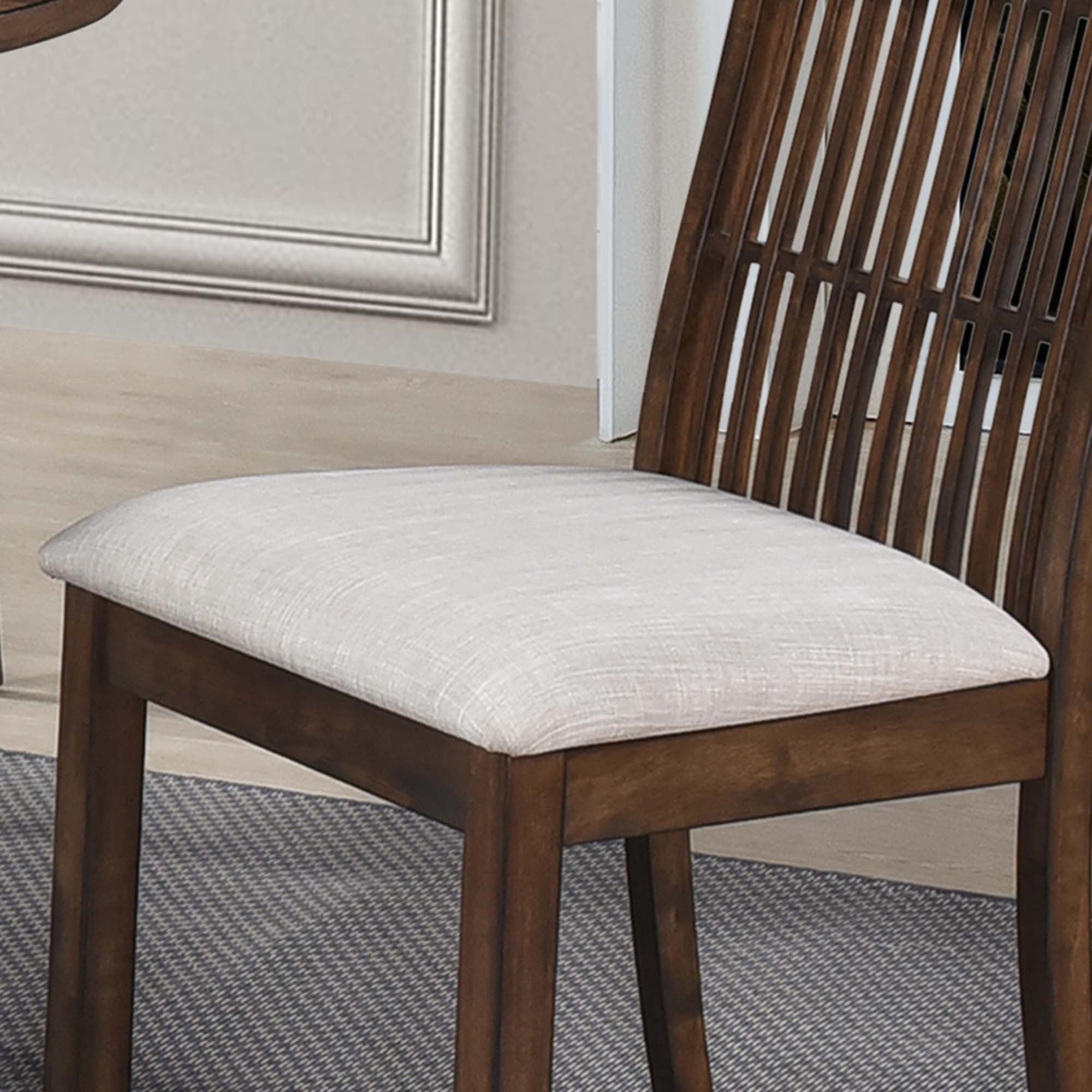 2-Piece Set Dining Side Chairs - Rustic Modern Farmhouse Design with Retro Style, Easy Assembly for Kitchen, Dining Room & Breakfast Nook
