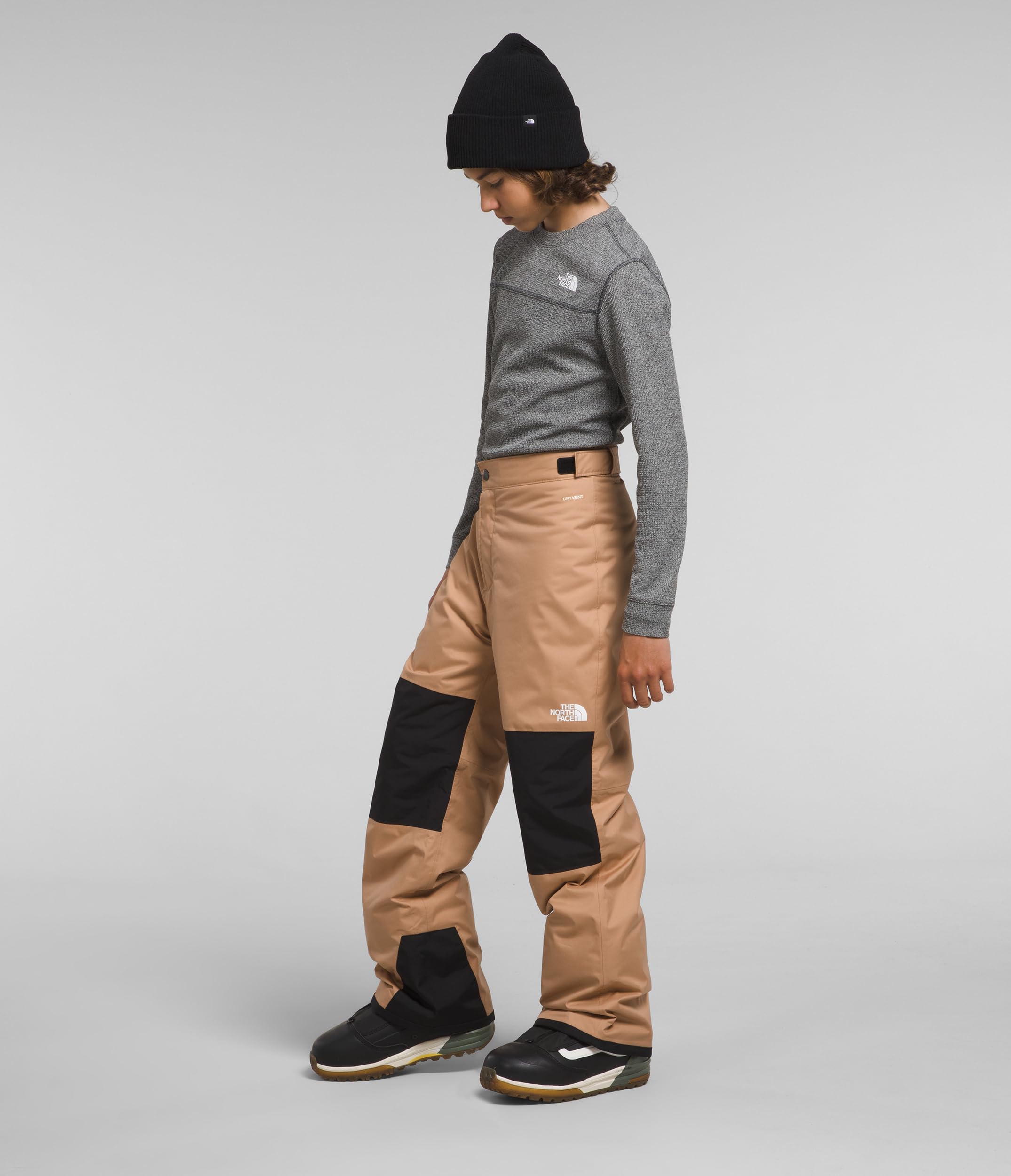 THE NORTH FACE Boys' Freedom Insulated Winter Snow Pants - Waterproof, Windproof & Warm for Skiing, Snowboarding & Outdoor Adventures