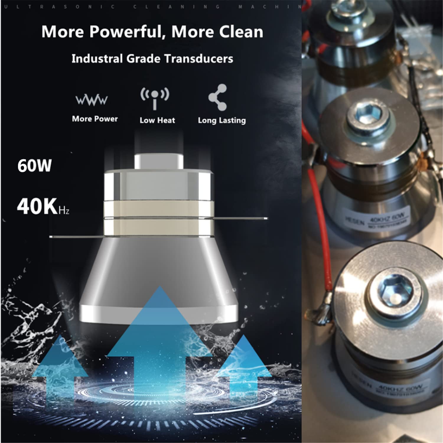 Professional 3L Ultrasonic Cleaner with Digital Timer & Heater - Jewelry, Small Parts, Lab Equipment Cleaning | Perfect for Home, Dental Clinics & Electronics Repair Shops