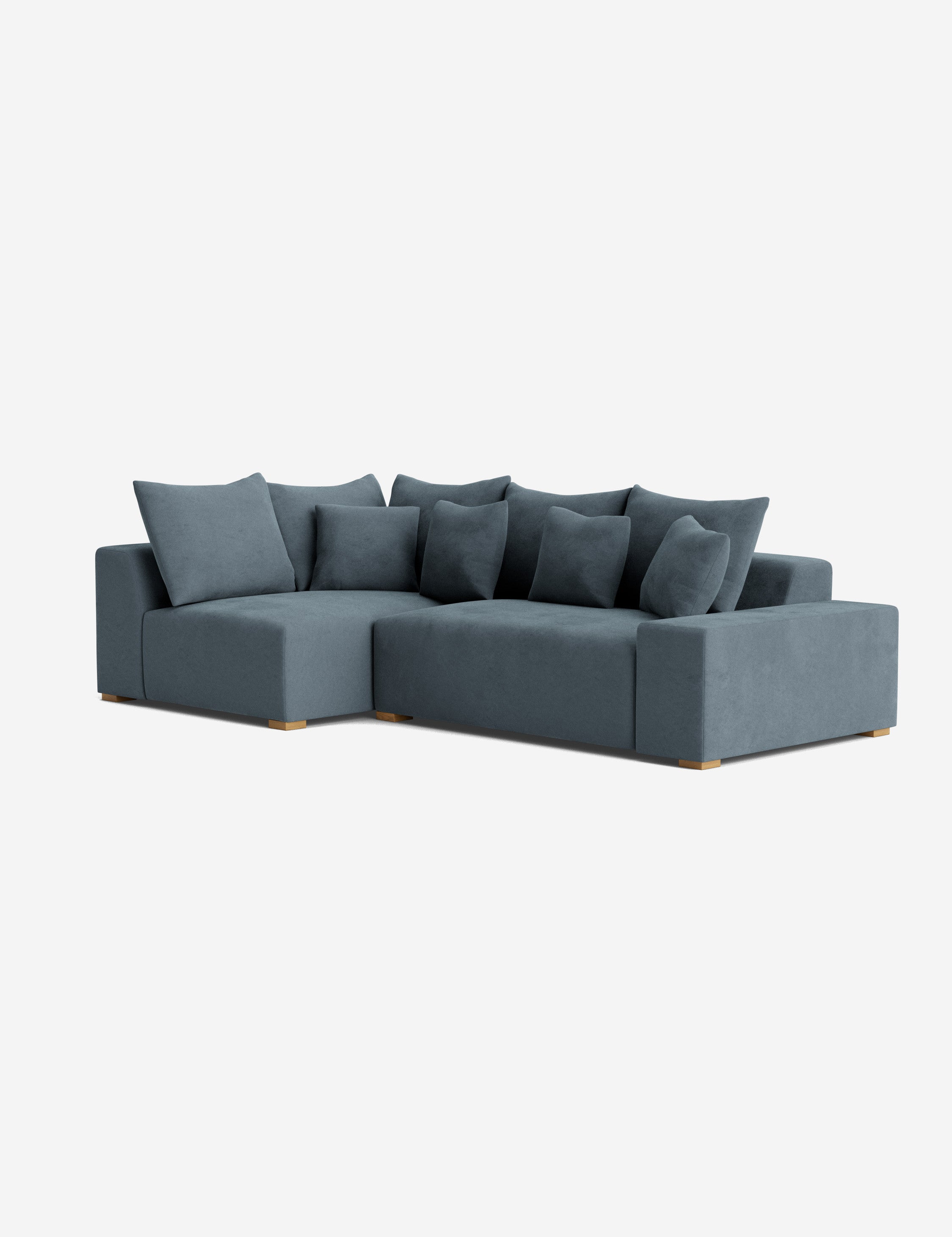 Modern Clayton Sectional Sofa - Comfortable L-Shaped Couch for Living Room, Family Room & Home Theater | Durable Upholstery & Stylish Design