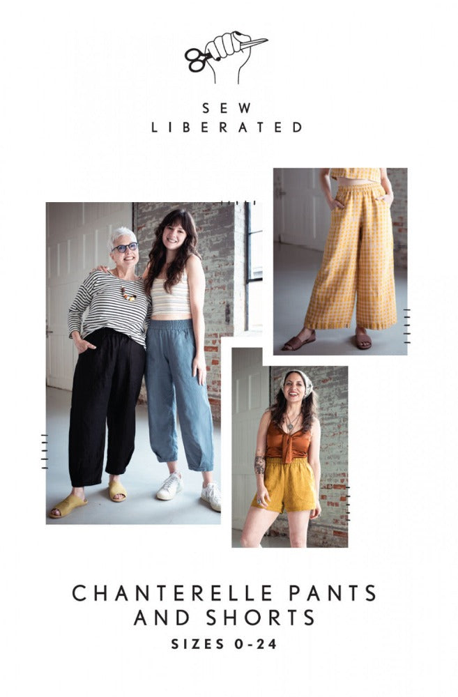 Chanterelle Pants and Shorts Sewing Pattern - Sizes 0-24 for Women | DIY Fashion, Casual Wear & Summer Outfits