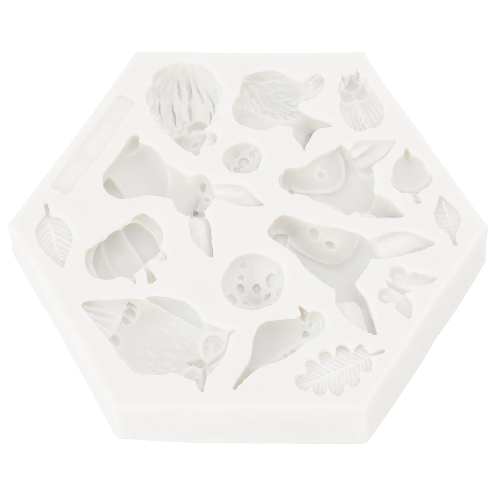 Premium Silicone Animal Cake Baking Mold - Non-Stick, Easy Demoulding for Chocolate & DIY Cakes (Grey) - Perfect for Birthday Parties, Baby Showers & Holiday Baking