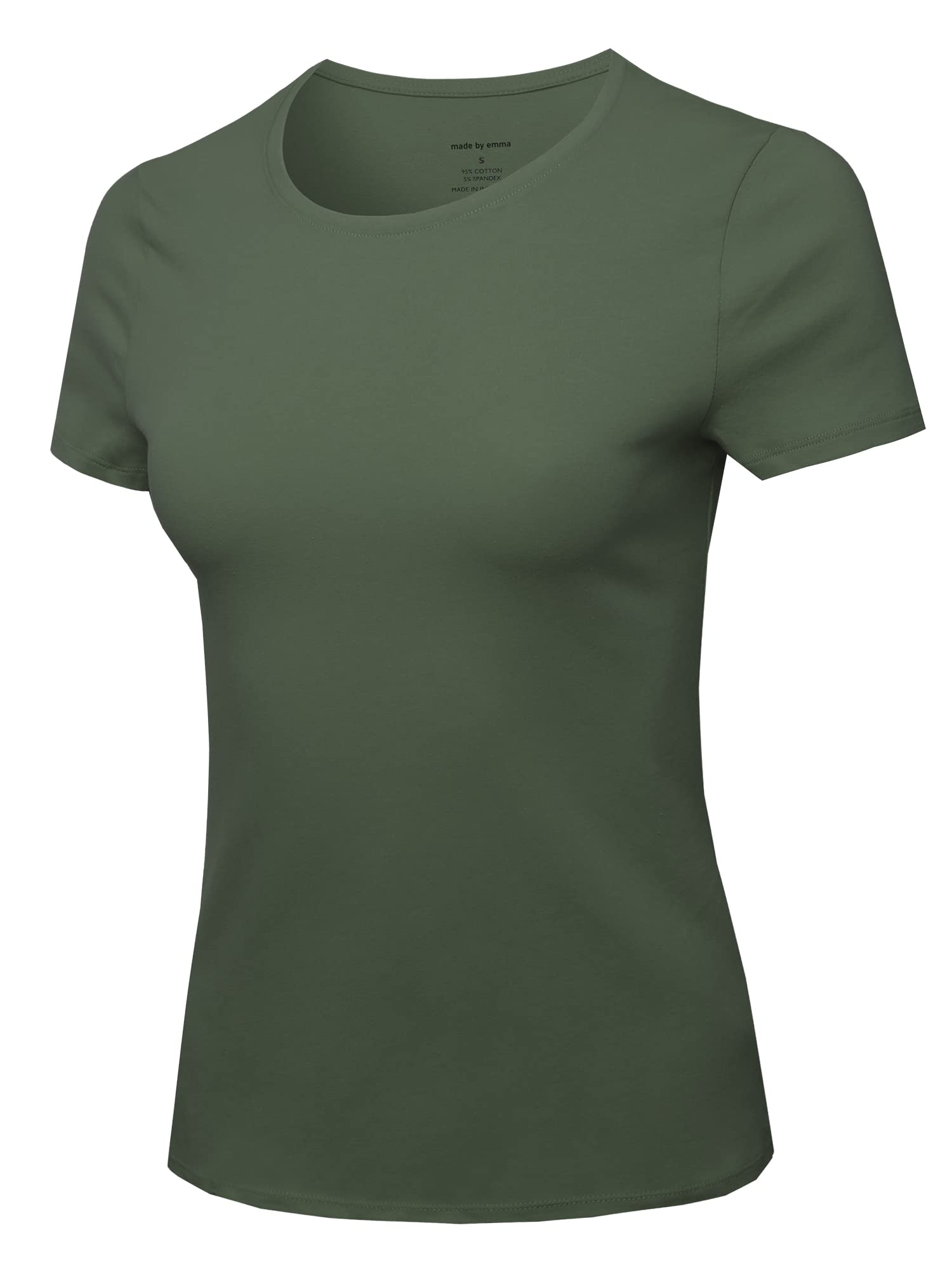 Women's Slim-Fit Cotton V-Neck T-Shirts - Soft Basic Tees for Everyday Wear | Perfect for Casual Outfits, Layering & Summer Wardrobe