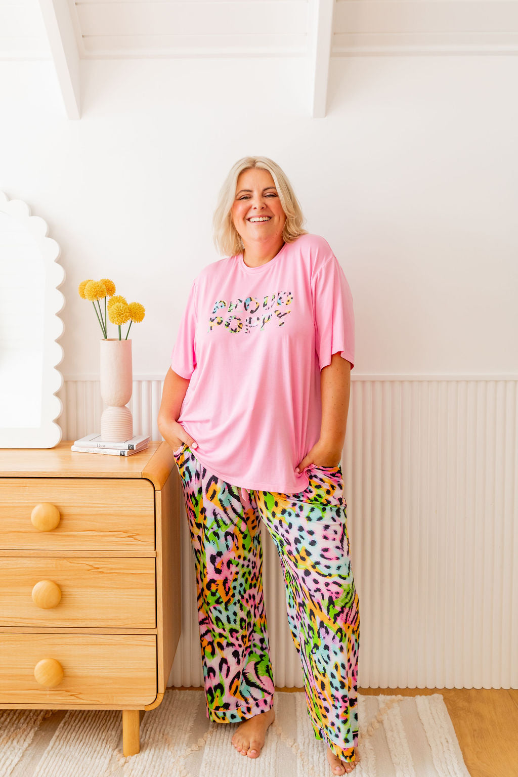 Wild Dreams Sleepwear Set - Soft & Comfortable Pajama Top & Pants for Women | Perfect for Cozy Nights & Relaxing at Home