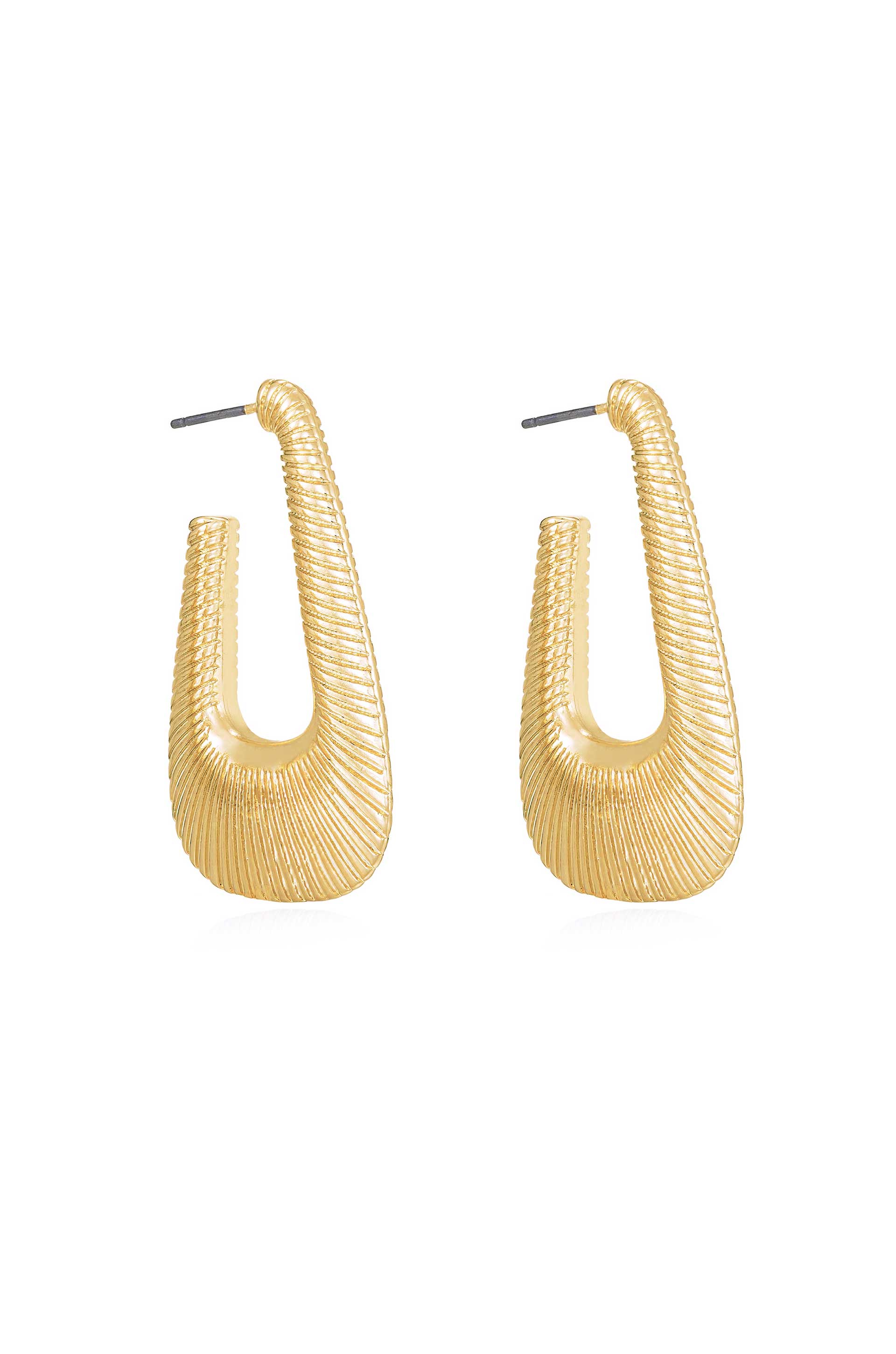 Cleopatra Inspired Hoop Earrings - Gold Egyptian Style Jewelry for Women | Perfect for Costume Parties, Date Nights & Boho Fashion
