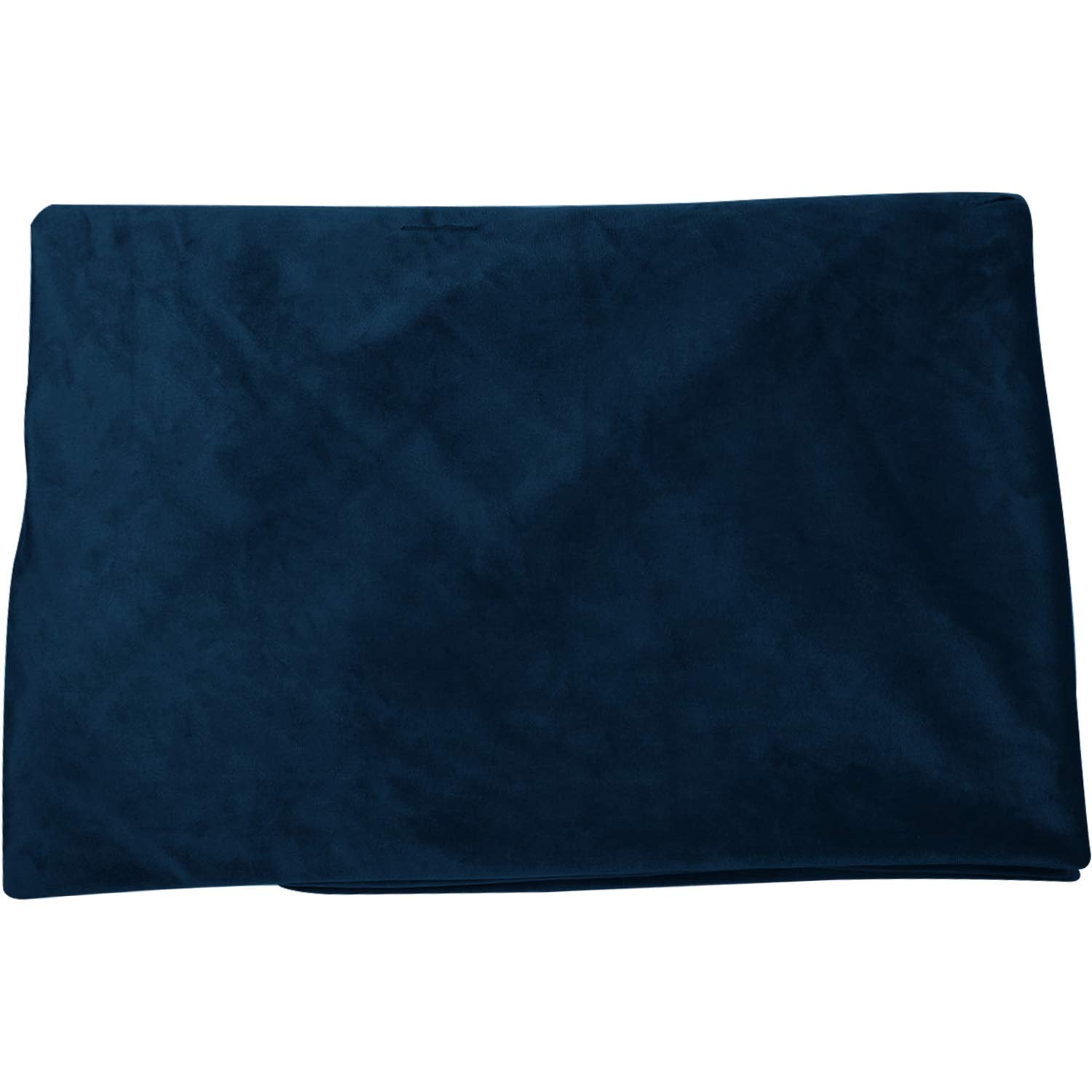 Large Reading Pillow Case - Soft Back Support Headboard Throw Wedge Pillow Cover (Cover Only) - Deep Blue Full Size - Perfect for Reading, Watching TV, and Relaxing in Bed or on the Couch