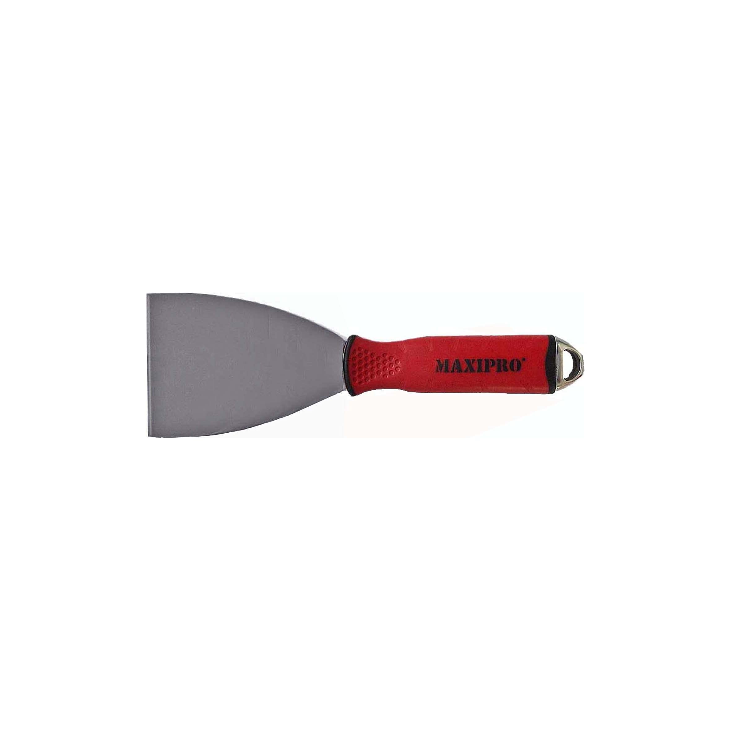Nespoli Stainless Steel Rubber Handle Spatula 50mm - Perfect for Cooking, Baking, and Kitchen Use