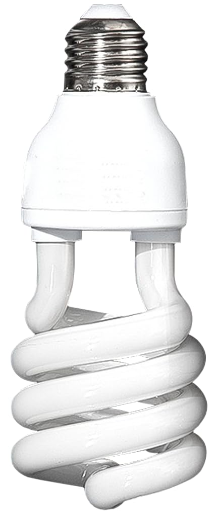 UVA UVB Reptile Heat Lamp 26W (5.0) - Ideal for Terrariums, Turtles, Lizards & Snakes - Perfect for Basking & Vitamin D3 Synthesis
