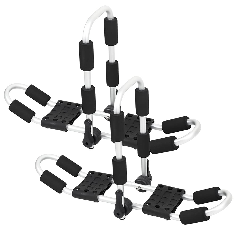**MSC 2-in-1 Kayak and SUP Roof Rack Carrier for SUV, Car & Truck – Heavy-Duty Canoe, Surfboard & Ski Board Mount – Perfect for Road Trips & Water Adventures**