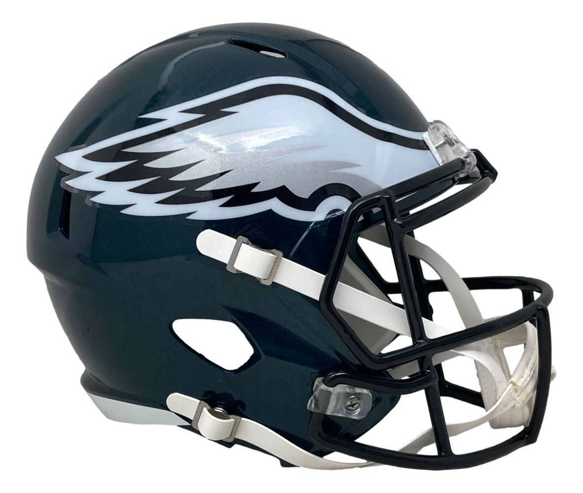 Darius Slay Signed Philadelphia Eagles Super Bowl LIX Replica Football Helmet with Certificate of Authenticity - Perfect for Eagles Fans, Sports Memorabilia Collectors, and Game Room Decor