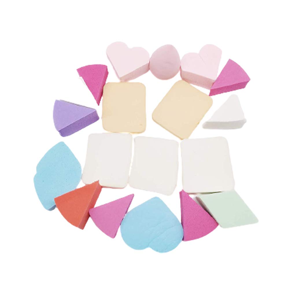 Premium Beauty Sponge Set - Latex-Free Multipurpose Makeup Blender for Flawless Application (20-Pack)