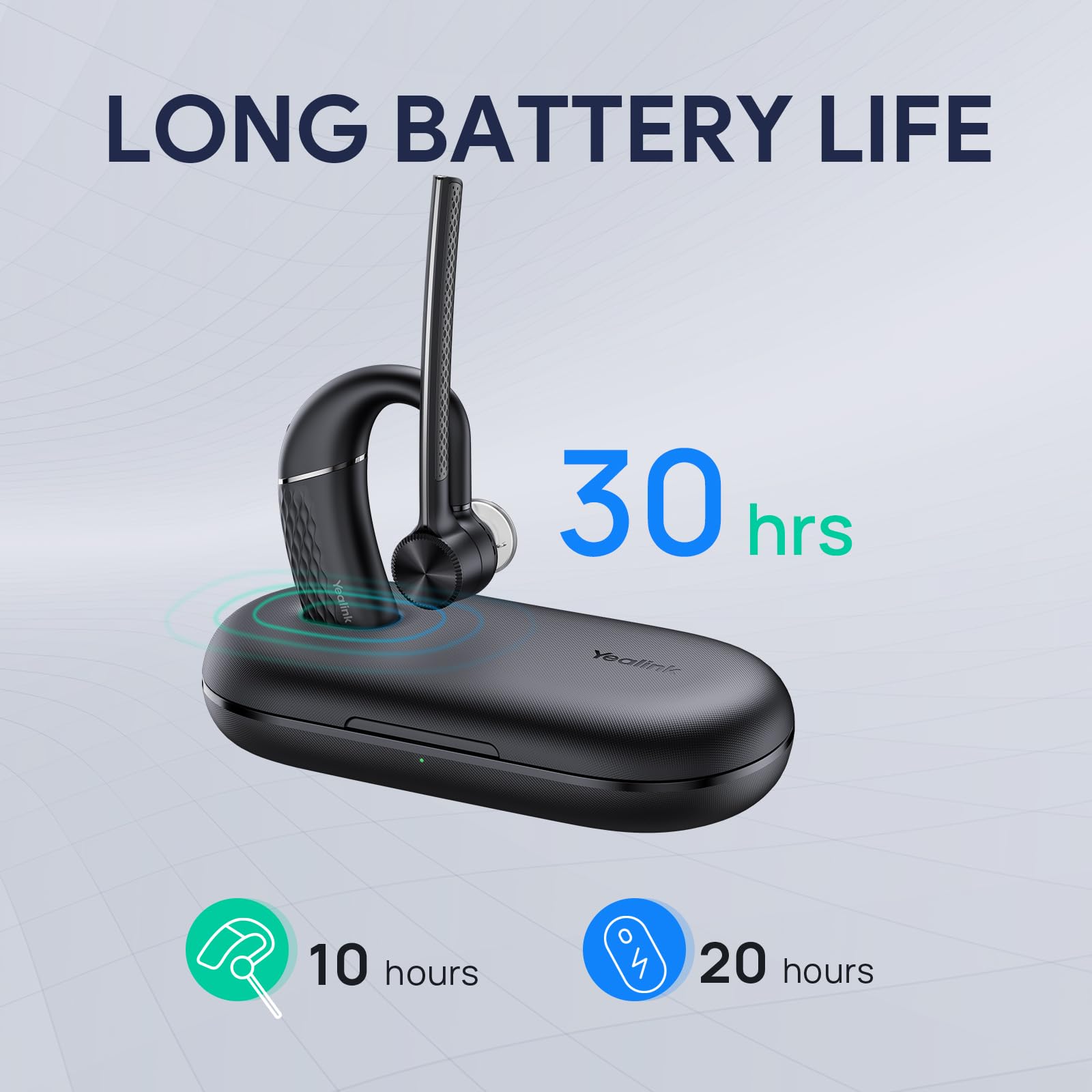 Yealink BH71 Wireless Bluetooth Headset with USB-C Dongle - Teams & Zoom Certified, 4-Mic Noise Cancelling - Compatible with PC, Laptop, Computer - Ideal for Truckers, Business Calls & Office Work (Perfect for Remote Meetings & Customer Service)
