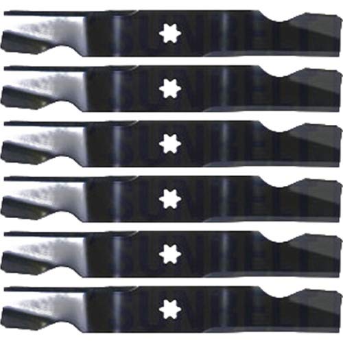 (6 Pack) Premium Medium Lift - Notched Replacement XHT Lawn Mower Blade Fits Toro/Wheel Horse 1120316 | 17.9