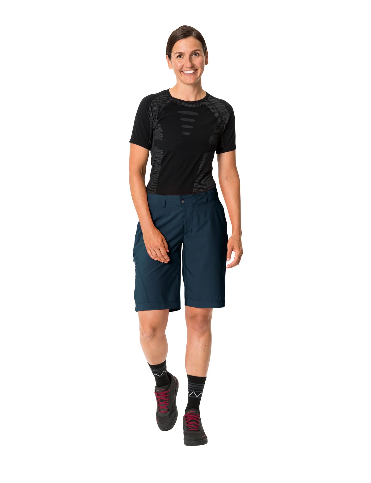 VAUDE Women's Ledro Hiking Shorts - Lightweight Quick-Dry Outdoor Adventure Shorts for Hiking, Camping & Travel