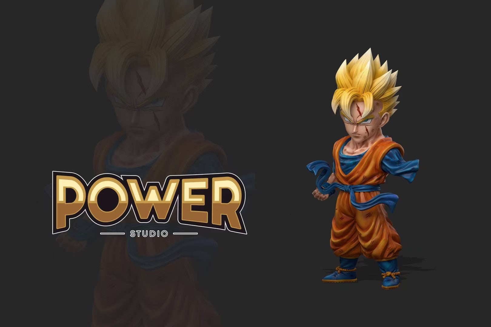 Power Studio One Armed Gohan Action Figure - Dragon Ball Z Collectible Model for Anime Fans | Perfect for Display, Gifts, and Anime Collections