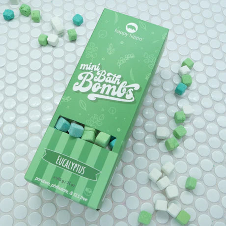 Happy Hippo Mini Bubble Bombs - Fun Bath Toys for Kids, Safe & Non-Toxic, Perfect for Bathtime Play & Sensory Development - Great Gift for Toddlers & Preschoolers