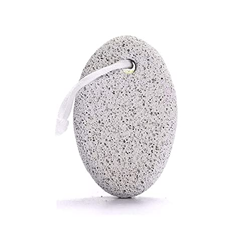 Primetan Oval Shaped Pumice Stone Foot Scrubber - Natural Callus Remover for Dry Cracked Feet, Heels & Hands - Exfoliate Dead Skin - Perfect for Pedicure, Home Spa & At-Home Foot Care
