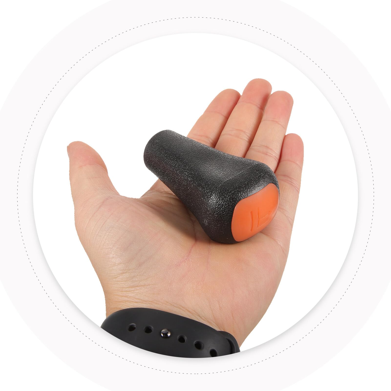 SOLUSTRE Forklift Handle Knob - Professional Replaceable Lever Knob Accessory (Orange) - Durable Replacement Part for Forklift Controls & Industrial Equipment