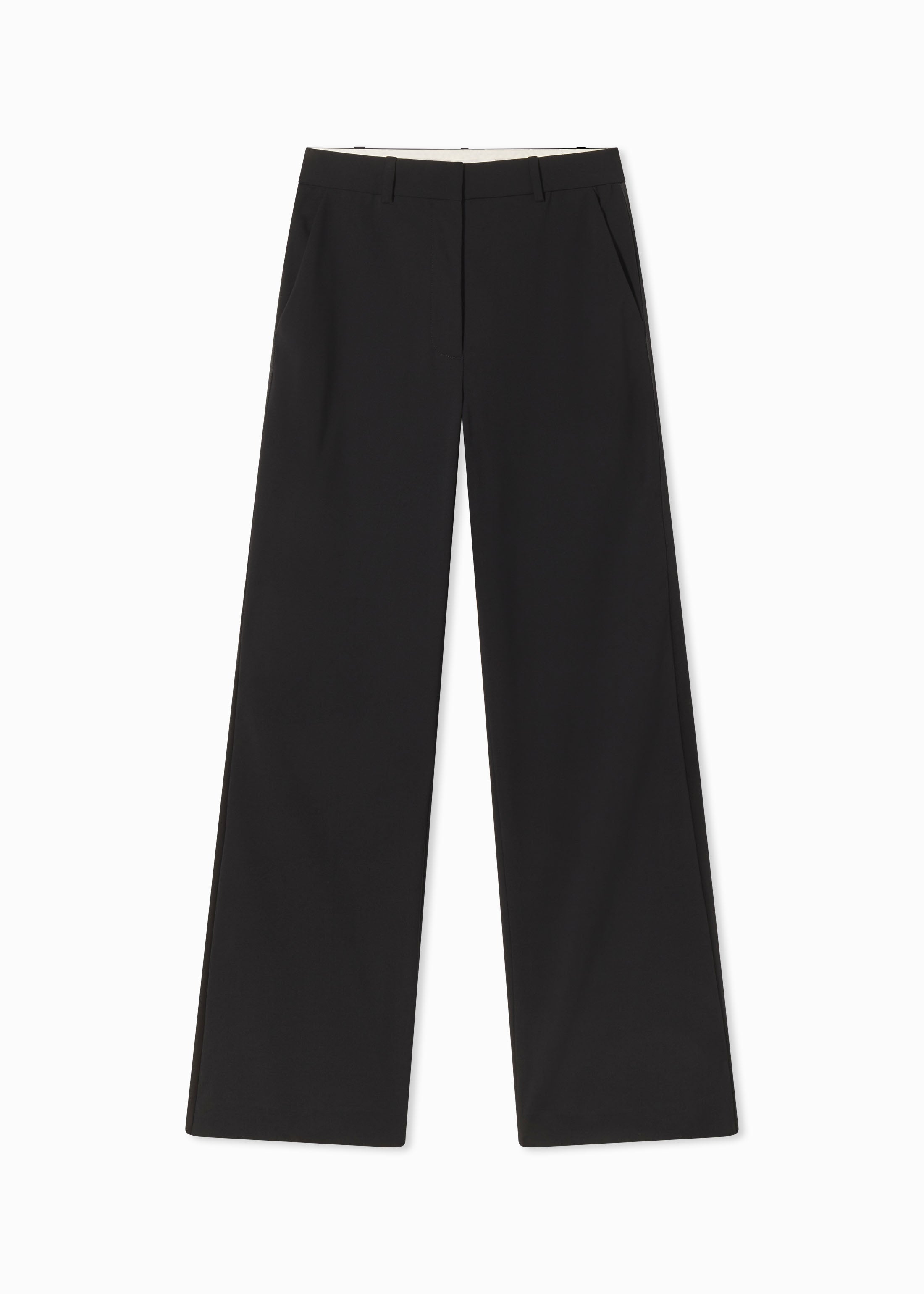 Premium Wool & Silk Blend Tuxedo Pants for Men - Classic Black Formal Wear for Weddings, Galas & Evening Events
