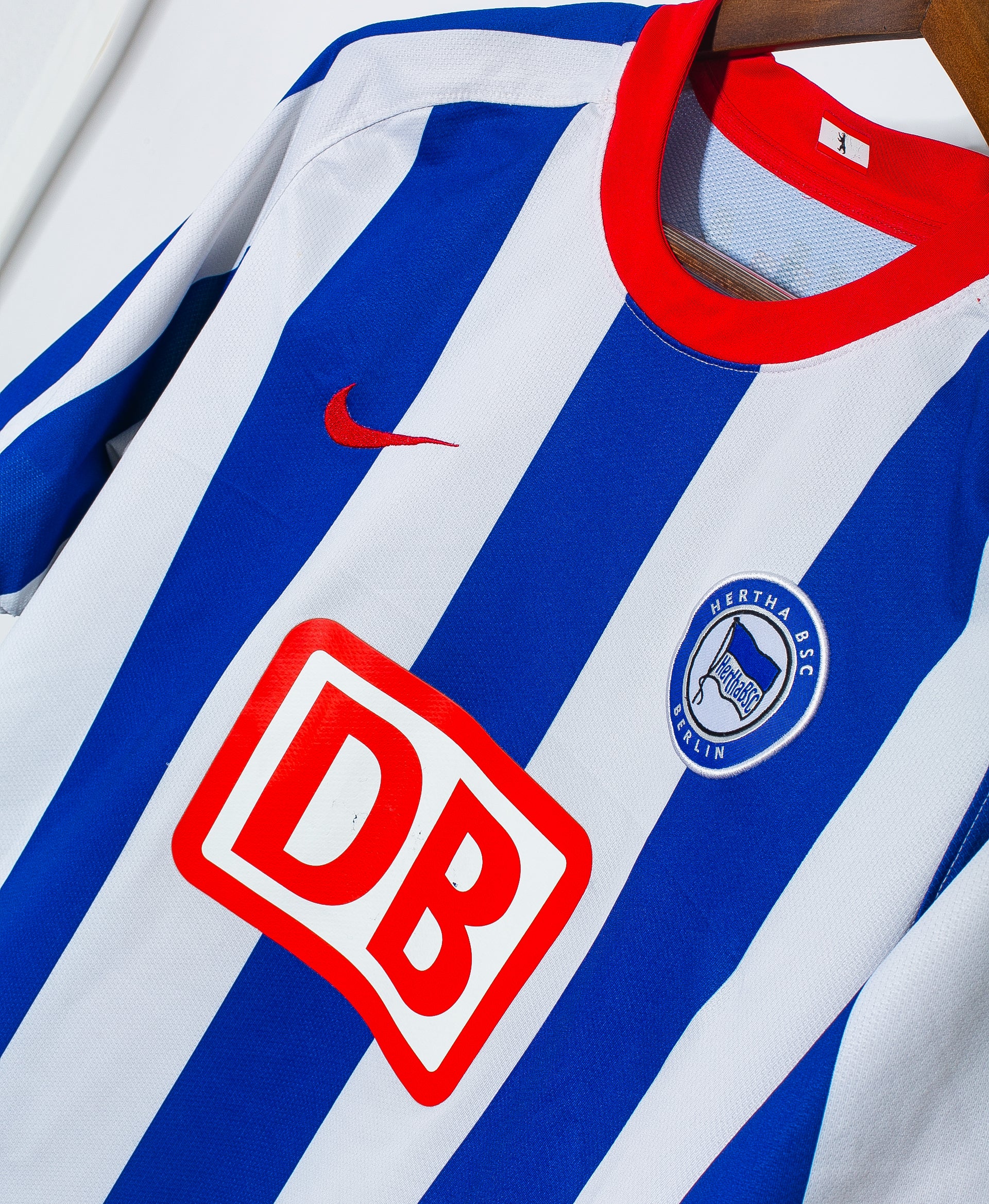 2008 Hertha Berlin Home Jersey Men's Soccer Shirt - Authentic Football Kit for Fans & Collectors - Perfect for Matchdays, Training & Casual Wear