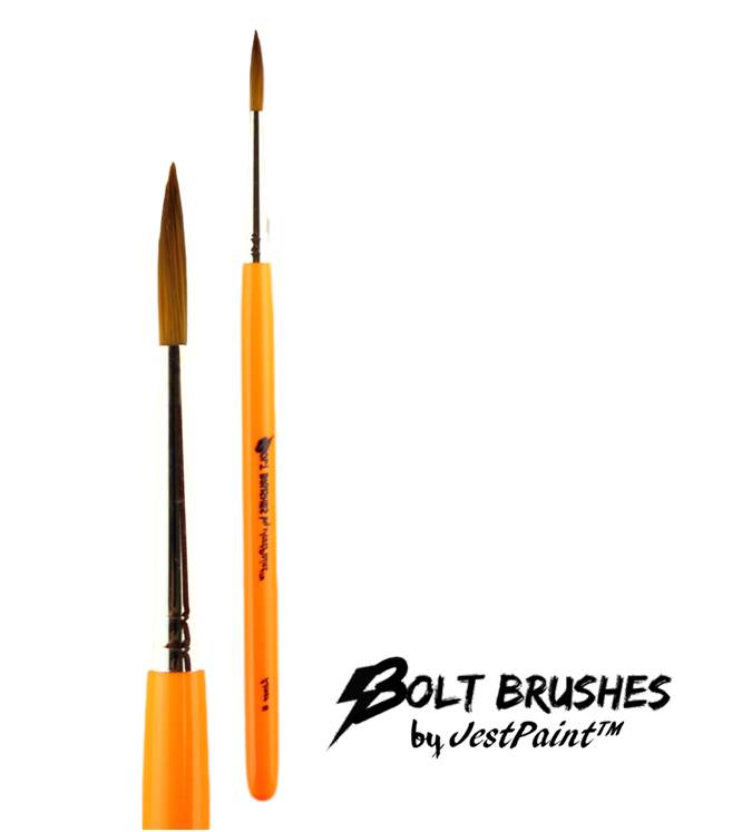 Bolt Paint Brushes by Jest Paint - Premium Artist Brushes for Acrylic, Oil & Watercolor Painting - Perfect for Canvas, Wood & DIY Art Projects