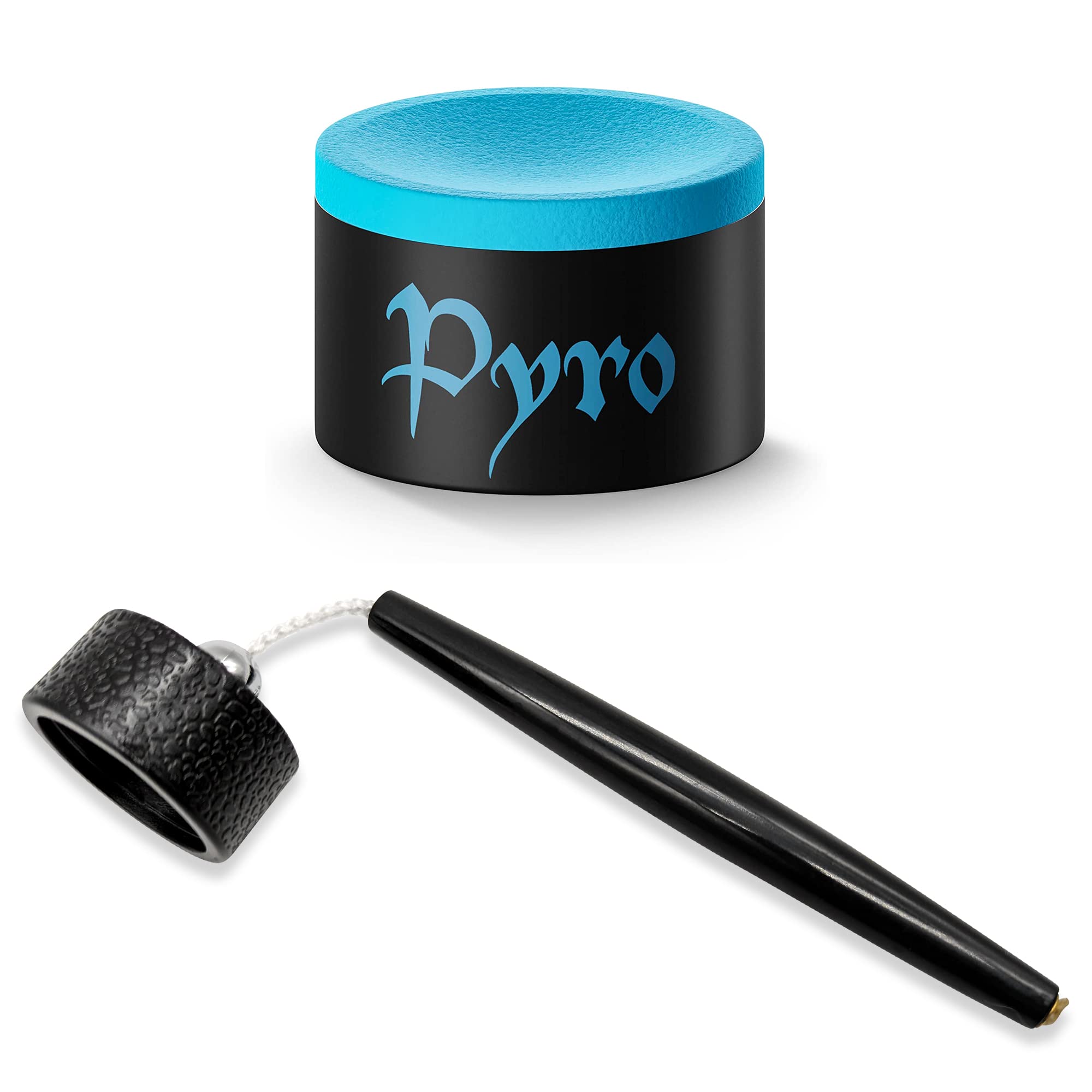 Premium Pro Series Circle Pool Chalk Holder - Compatible with TAOM Pyro & V10 Chalk | Perfect for Billiards, Snooker & Professional Pool Players