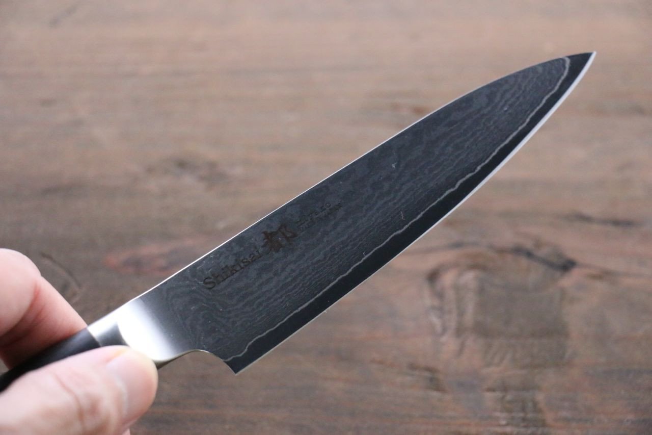 Premium Miyako AUS8 33-Layer Damascus Petty Utility Knife 110mm - Perfect for Slicing, Peeling & Precision Kitchen Tasks