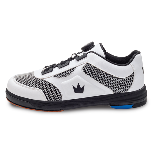 Brunswick Men's Fury White Right Hand Bowling Shoes - Lightweight & Comfortable for League Play & Tournaments - Perfect for Bowling Enthusiasts & Professionals