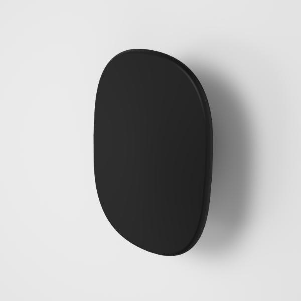 Caroma Contura II Large Robe Hook in Matte Black - Durable Bathroom & Bedroom Wall Hanger for Towels, Robes & Clothes