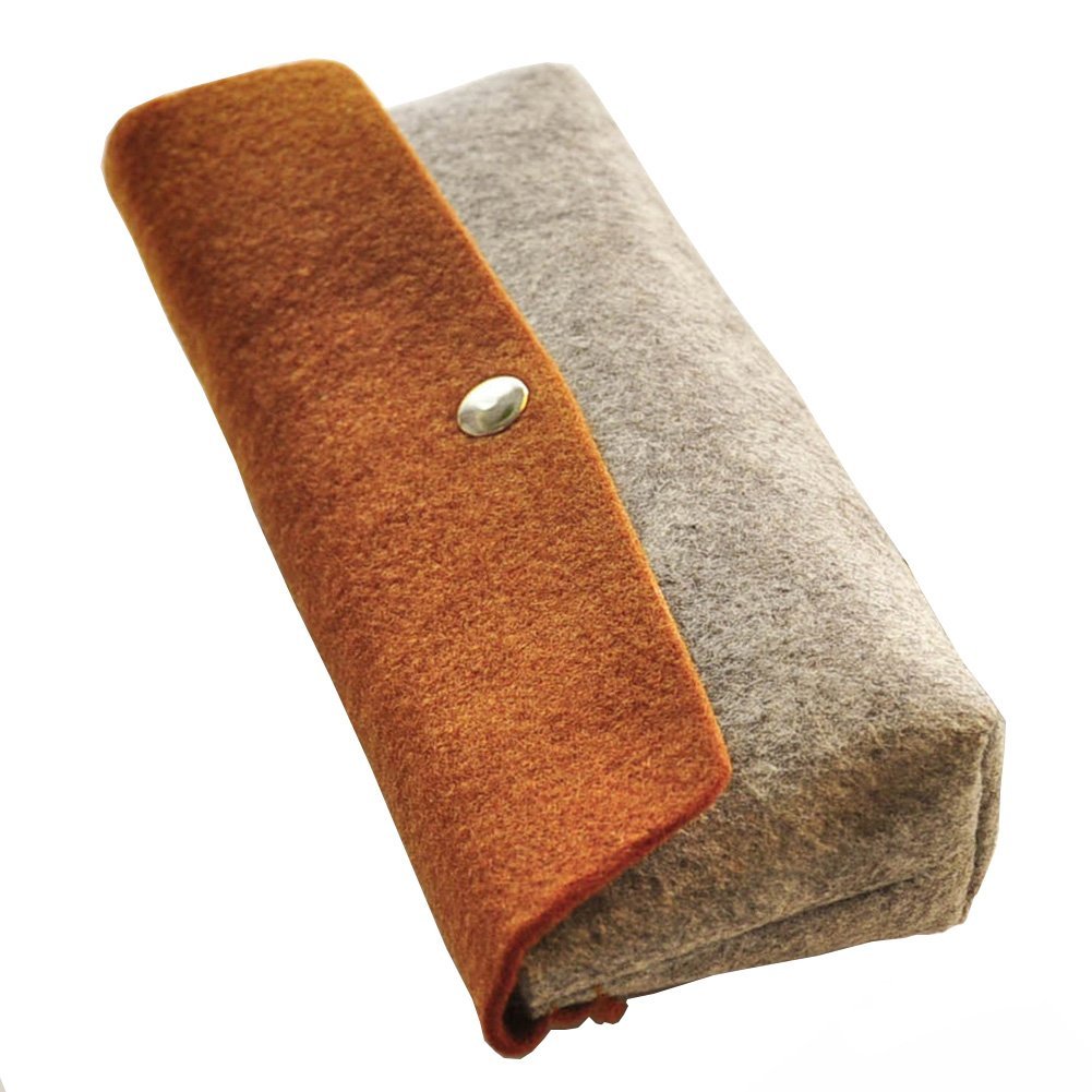 Premium Wool Felt Pen Pouch - Eco-Friendly Pencil Case for School, Office & Travel - Stylish Stationery Organizer for Pens, Pencils & Art Supplies