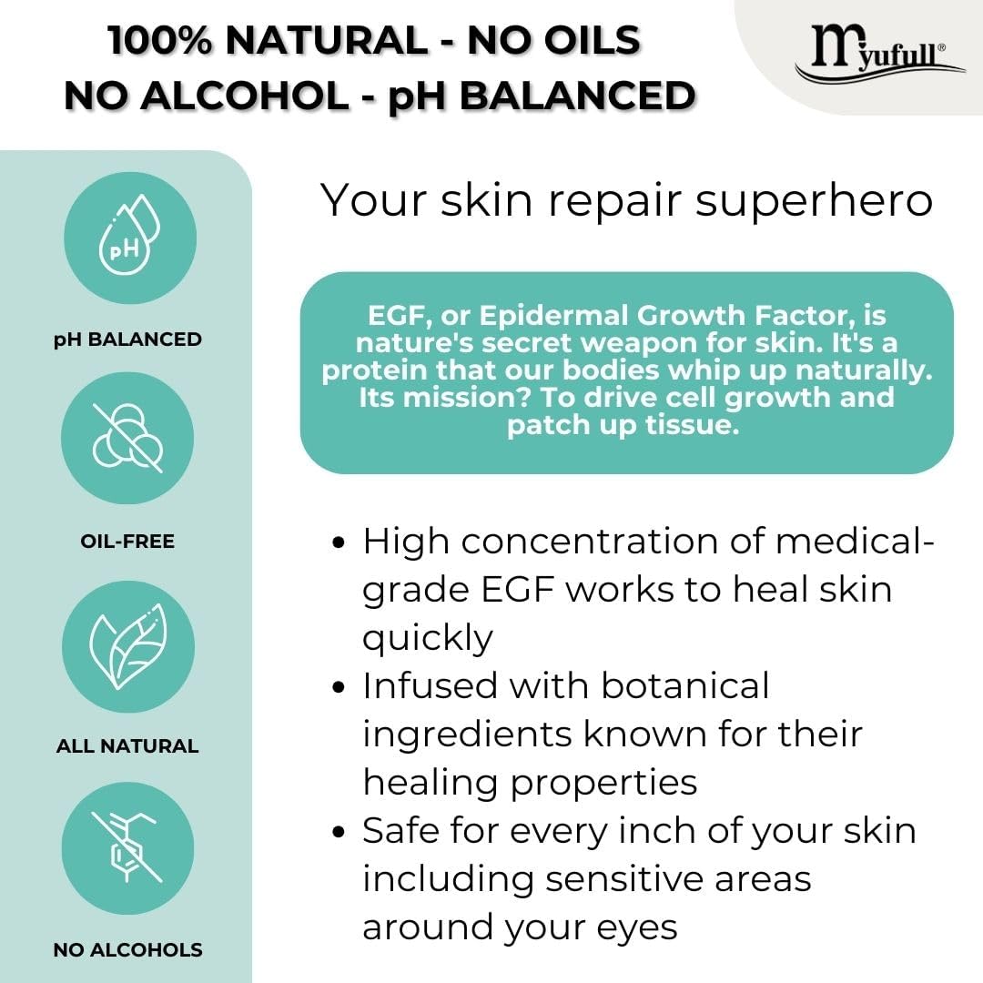 Myufull EGF Skincare Bundle - Natural Facial Lotion, Cleanser & Mask Set | Japanese Anti-Aging Skin Care for Women | Deep Hydration & Moisturizing | Perfect for Daily Routine & Nighttime Skincare
