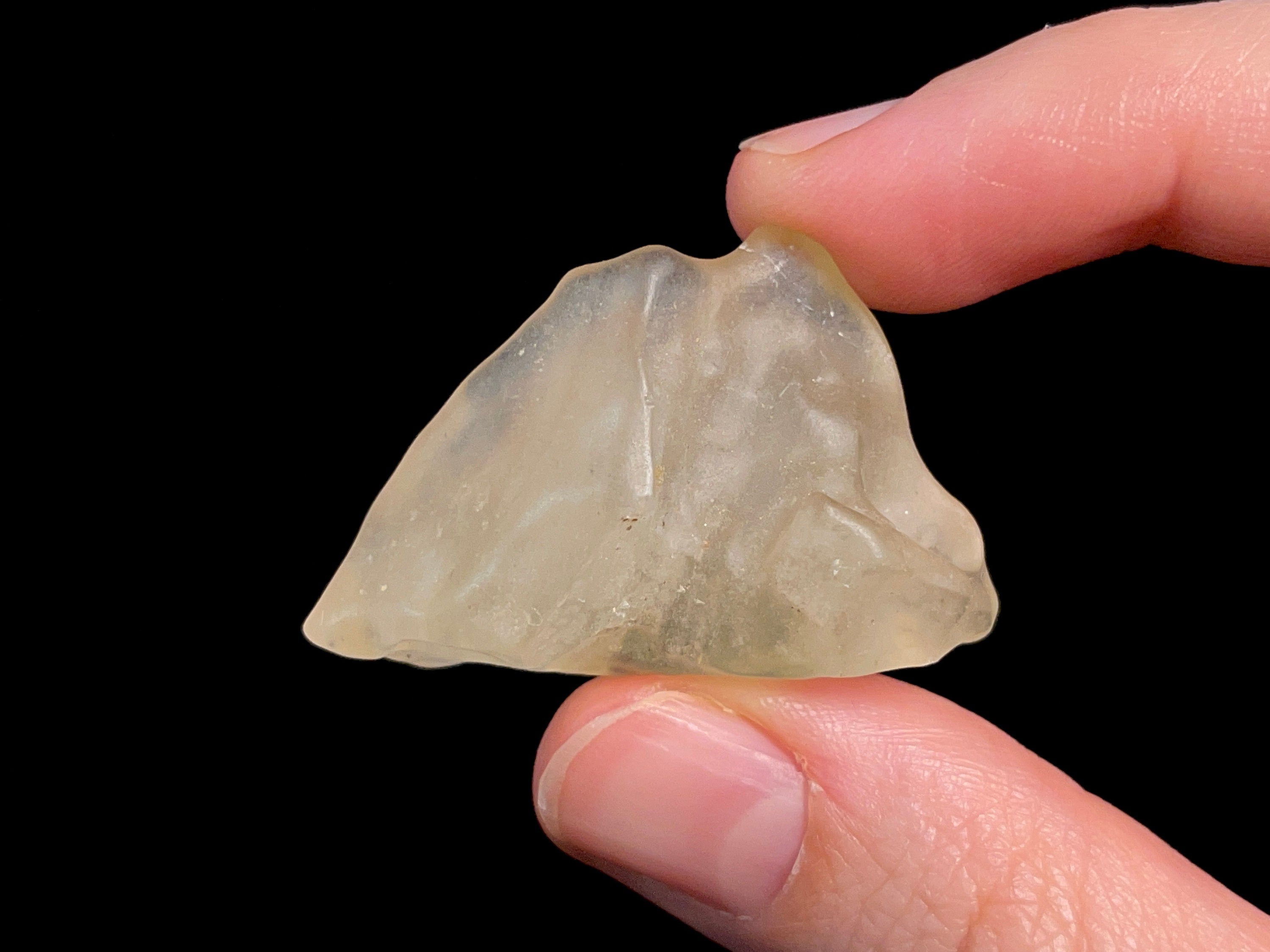 Libyan Desert Glass Raw Crystal - Rare 2A Grade 14.7g Natural Stone | Unique Gift for Collectors, Home Decor & Healing Crystals | Perfect for Meditation, Energy Work & Crystal Healing