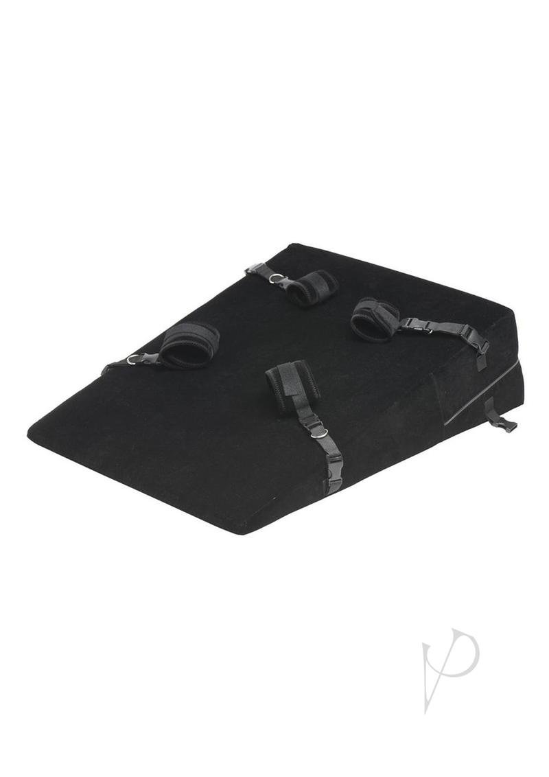 Premium XLarge Black Bondage Cushion for Bedroom - Comfortable BDSM Restraint Pillow for Adult Play, Spanking Bench & Sensual Bondage Scenes