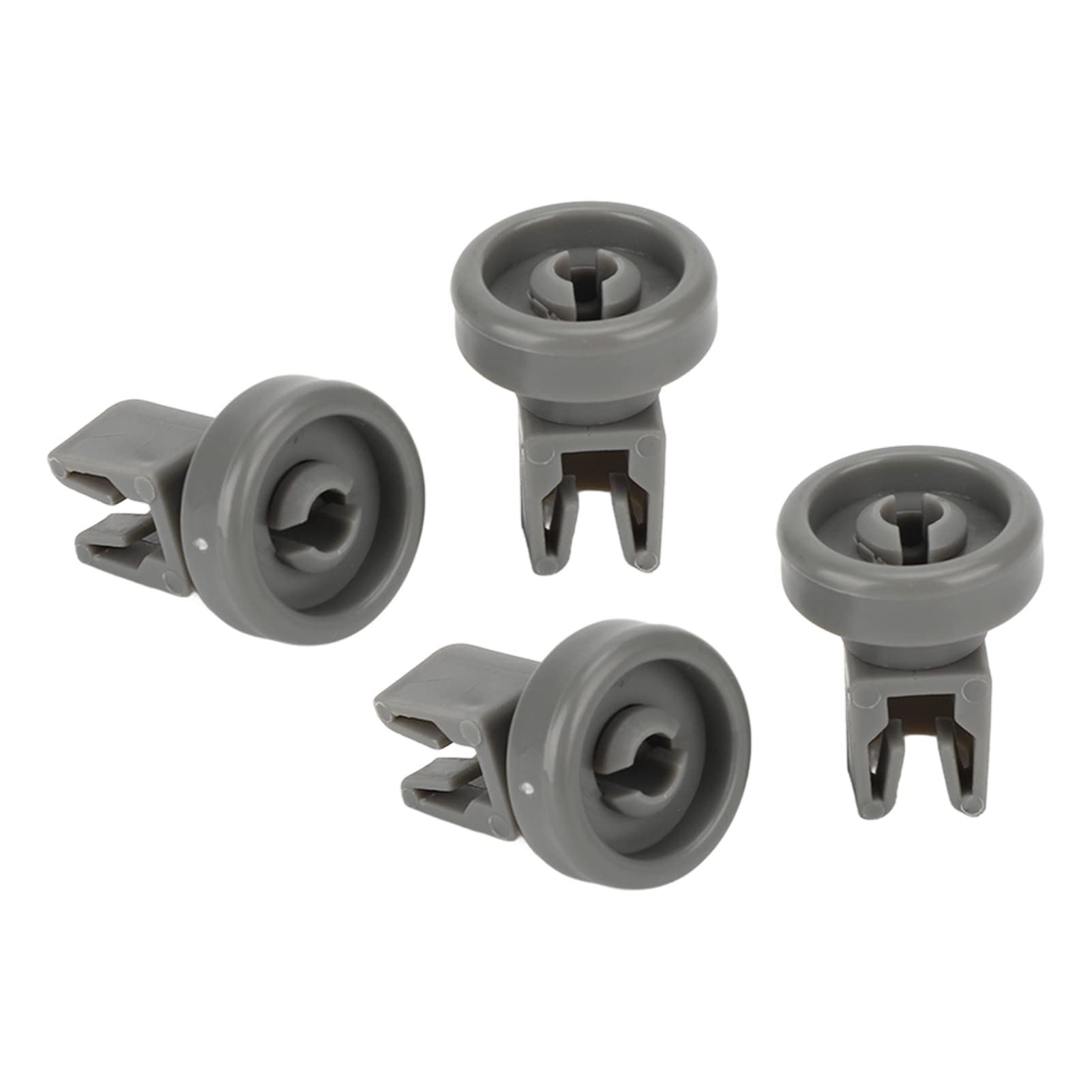 4-Pack Dishwasher Lower Rack Replacement Wheels - Compatible with AEG, Favorit, Privileg & Zanussi Dishwashers - Durable Basket Rollers for Smooth Gliding - Perfect for Kitchen Appliance Repair & Maintenance