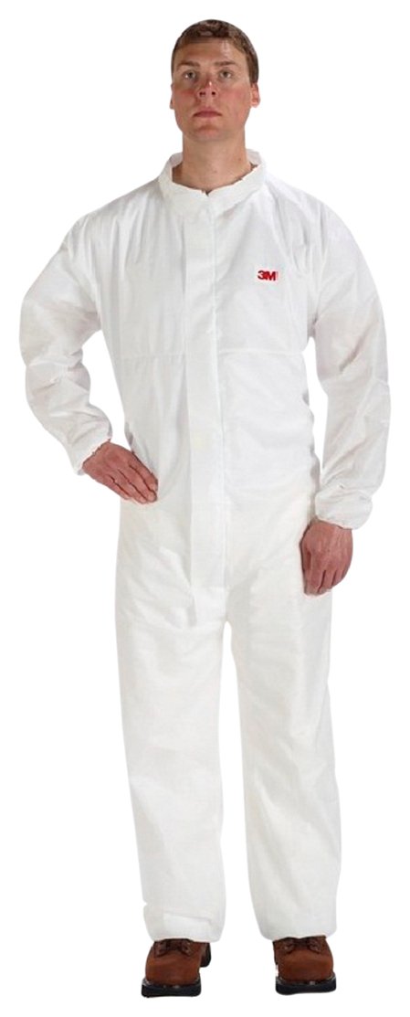 3M Disposable Protective Coverall 4520CS-BLK-4XL - Full Body Hazmat Suit for Chemical Protection, Medical Use & Industrial Safety | Lightweight, Breathable & Durable PPE for Healthcare Workers, Lab Technicians & Emergency Responders