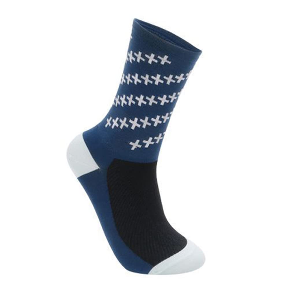 Cycling Socks for Men & Women - Breathable Bike Riding Socks for XC, MTB & BMX - Athletic Ankle Socks in Black, White, Blue, Green, Red - Perfect for Road Cycling, Mountain Biking & Indoor Training