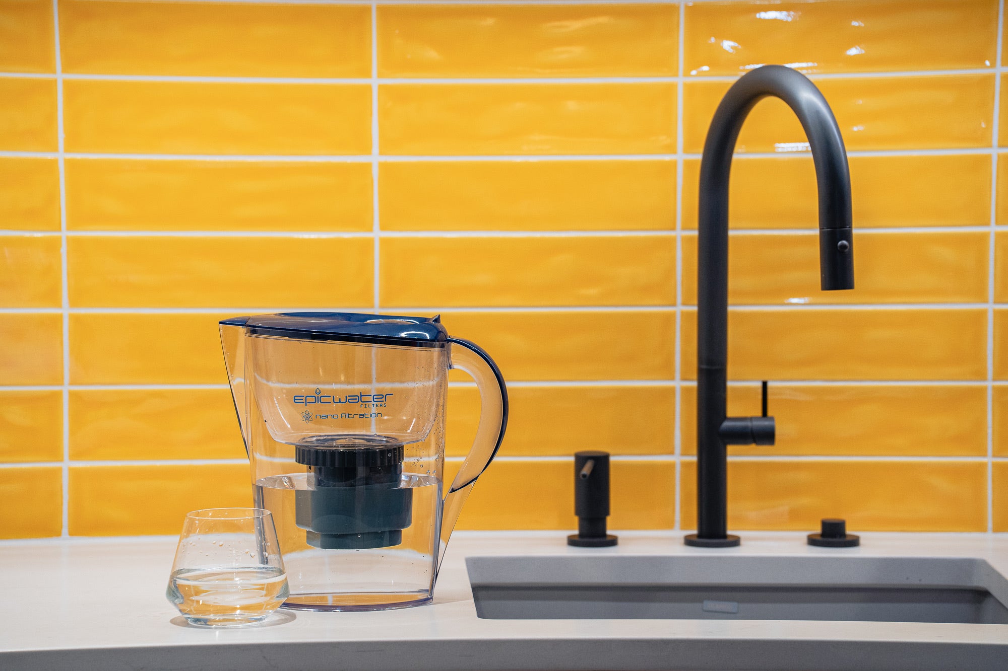 Premium Nano Water Filter Pitcher - Removes 99% Bacteria, PFAS & Heavy Metals | BPA-Free, 10-Cup Capacity | Perfect for Home, Office & Travel Hydration