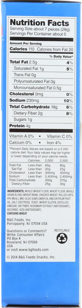 Old London Melba Whole Grain Snacks - 5.25oz for Healthy Snacking