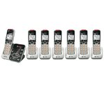 AT&T CRL32102 Cordless Phone with 6 CRL30102 Handsets - Expandable Home & Office Communication System for Clear Calls & Convenience