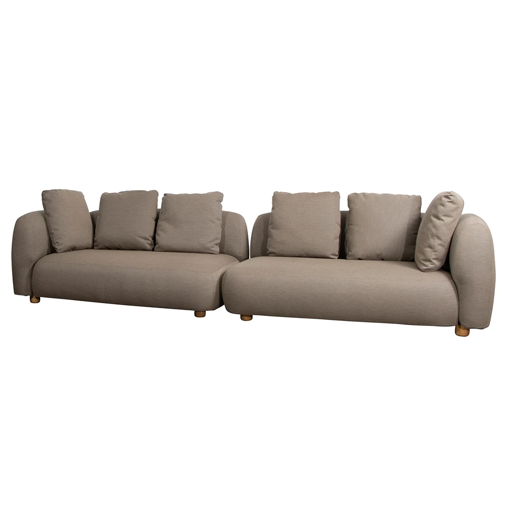 Premium 2-Piece Outdoor Sofa Set with Weather-Resistant Cushions - Perfect for Patio, Garden, and Poolside Relaxation