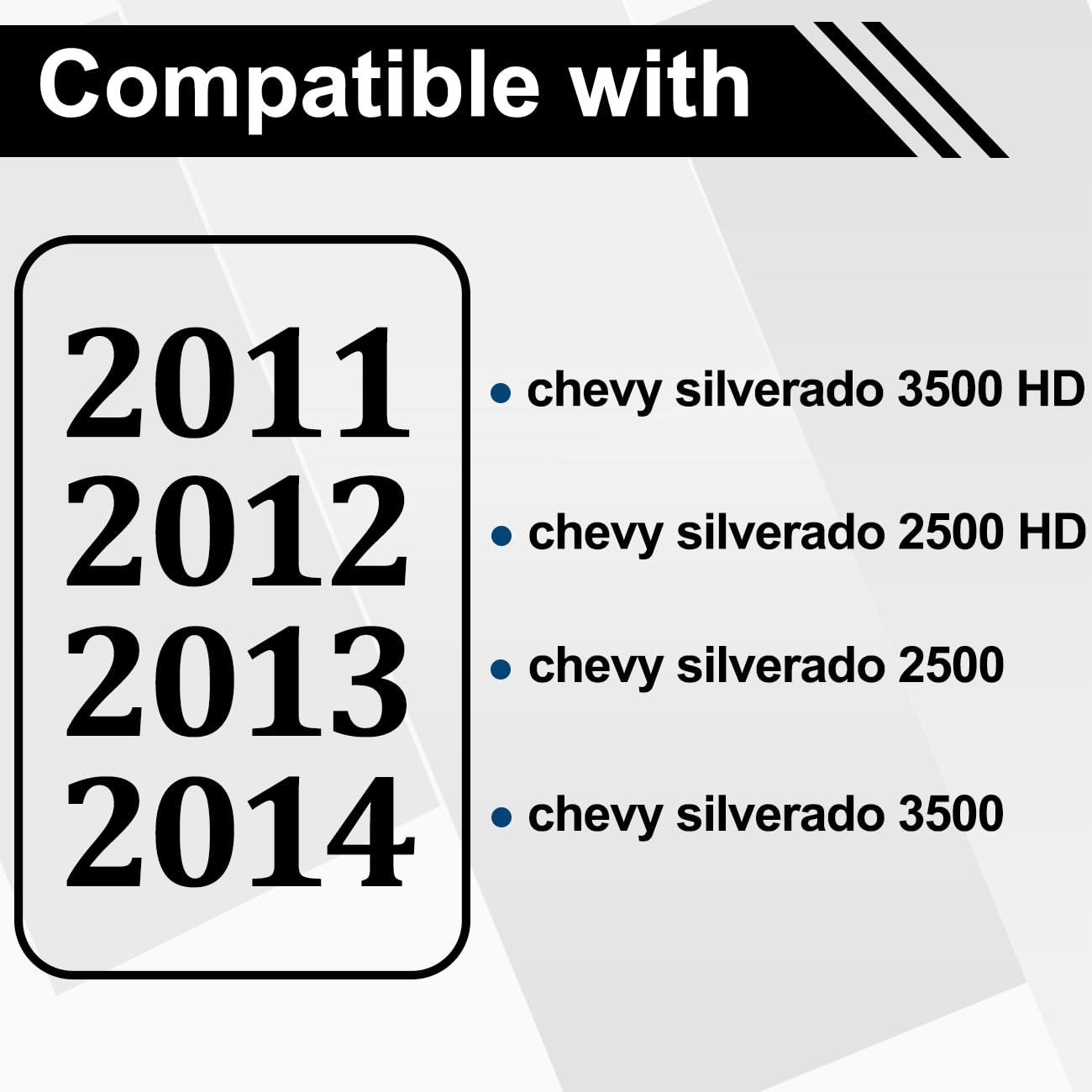VIJAY Bumper for 2011-2014 Chevy Silverado 2500/3500 - Winch & Lights Ready | Off-Road Upgrade