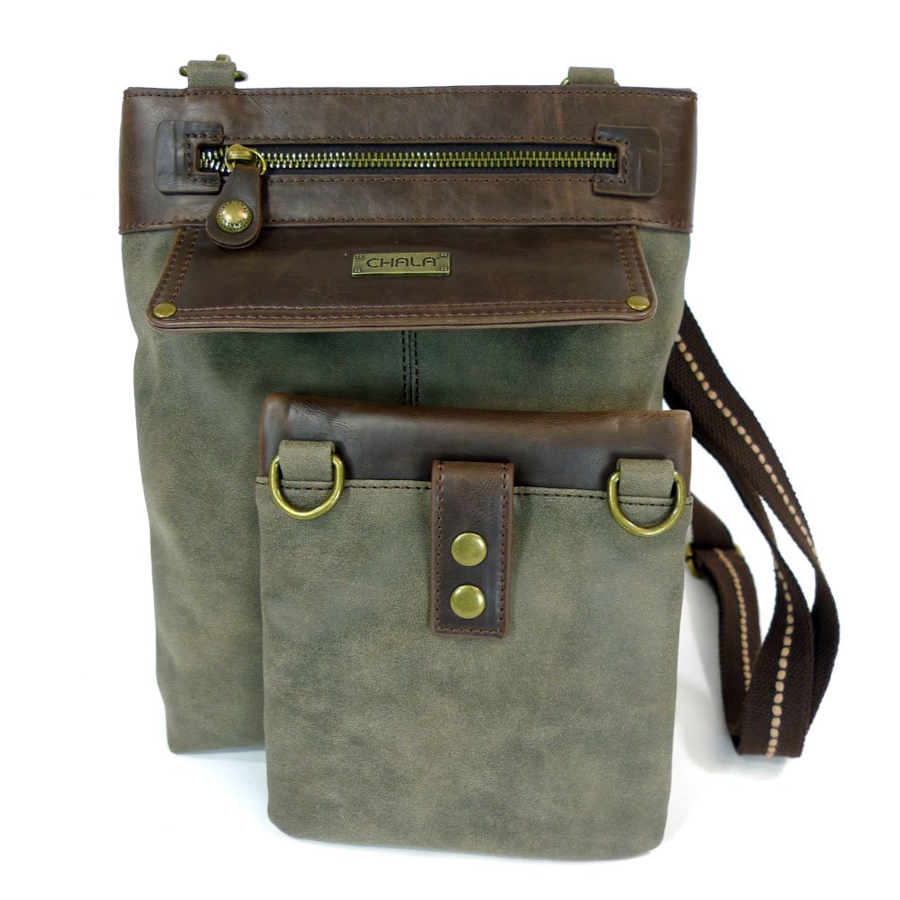 CHALA GEMINI Crossbody Canvas Messenger Bag for Women - Stylish & Durable Shoulder Purse - Perfect for Travel, Work & Everyday Use