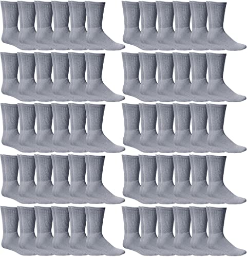 Men 48 Pack Gray Crew