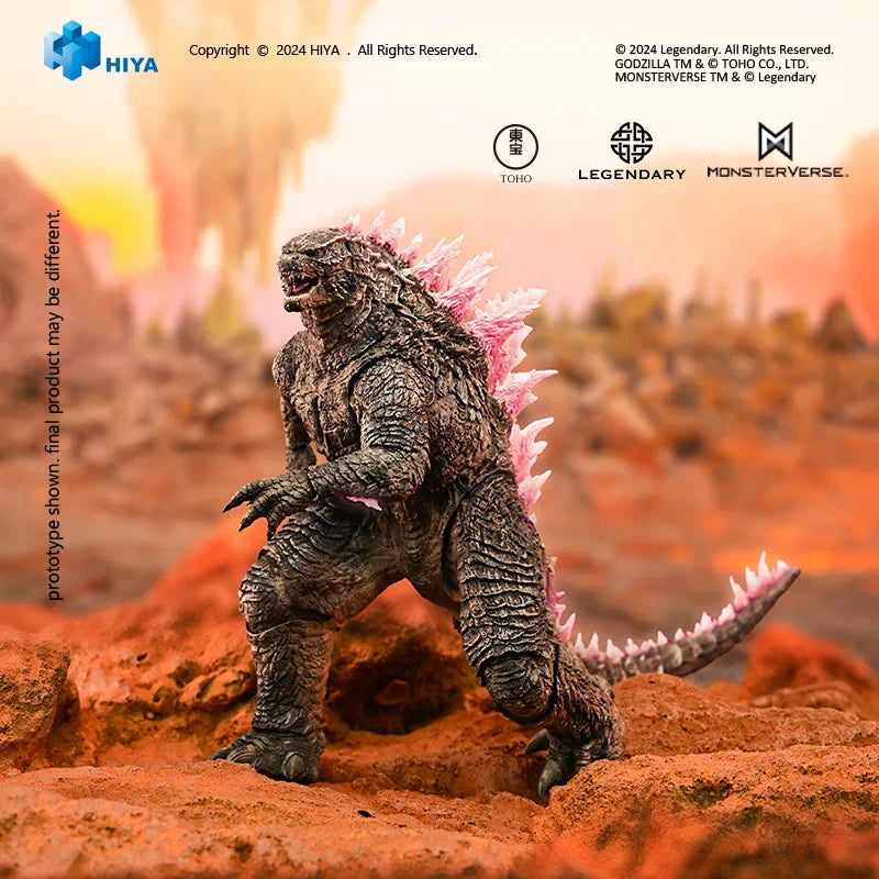 Pre-Order Hiya 7-Inch 18cm Godzilla Evolved Action Figure - Exquisite Basic Series from Godzilla x Kong: The New Empire - Perfect for Collectors, Display, and Movie-Themed Decor