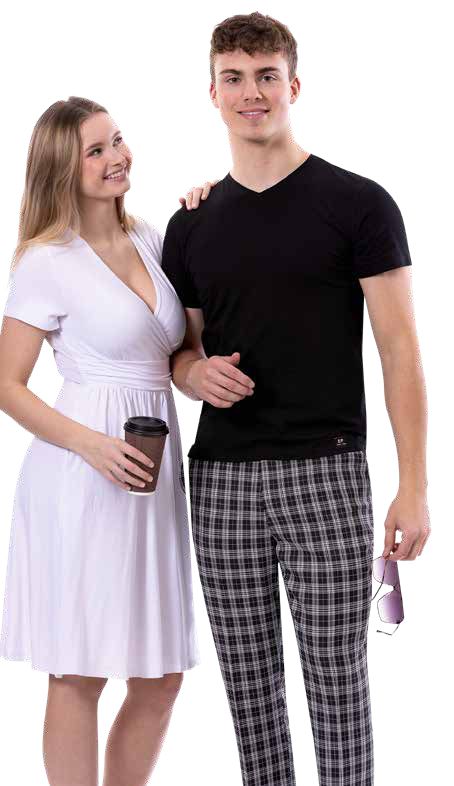 EJ Samuel Black Plaid Pants PL134 - Stylish Men's Casual Trousers for Office, Business & Everyday Wear