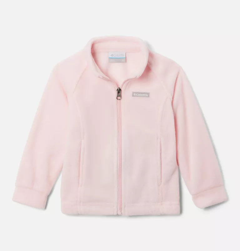 Columbia Satin Pink Benton Springs Fleece Jacket for Toddlers - Soft & Warm Winter Outerwear for Boys & Girls - Perfect for Outdoor Play & School Activities