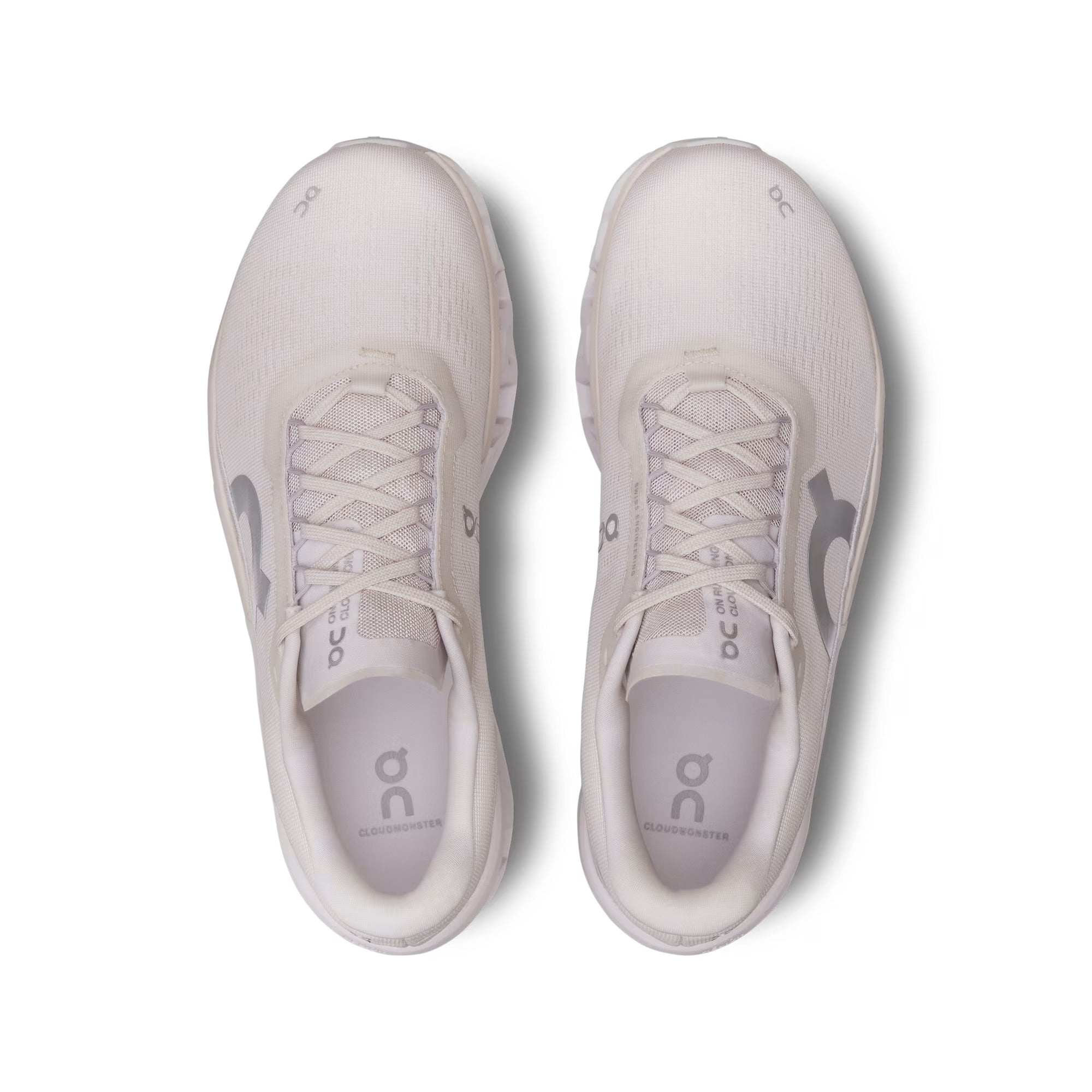 ON Women's Cloudmonster 2 Running Shoes - Lightweight Cushioned Sneakers for Women in Sand/Frost Color | Perfect for Road Running, Jogging & Gym Workouts